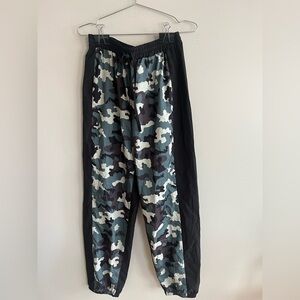 Shein Camouflaged & Black Jogger Pants